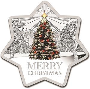 Australia / Silver Ounce 2015 Merry Christmas - reverse photo