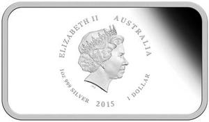 Australia / Silver Ounce 2015 Sunburnt Country - Kangaroos - obverse photo