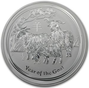 Australia / Silver Kilo 2015 Year of the Goat - reverse photo