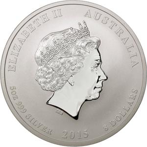 Australia / Silver Five Ounces 2015 - obverse photo