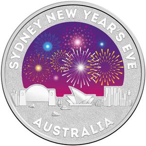 Australia / Silver Half Ounce 2015 Sydney New Year's Eve - reverse photo