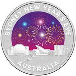 Silver Half Ounce 2015 Sydney New Year's Eve: Photo Coin, Australia, Silver Half Ounce 2015 Sydney New Year's Eve / thumbnail