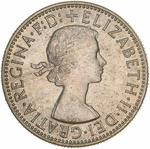 Florin 1963: Photo Proof Coin - Florin (2 Shillings), Australia, 1963 / thumbnail