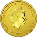 Gold Tenth-Ounce 2012 Year of the Dragon: Photo Coin, Australia, Gold Tenth-Ounce 2012 Year of the Dragon / thumbnail