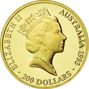 Australia / Two Hundred Dollars 1993 Olympics - reverse photo