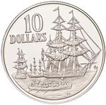 Australia / Ten Dollars Silver 1988 Australia Bicentennial / Proof FDC - reverse photo