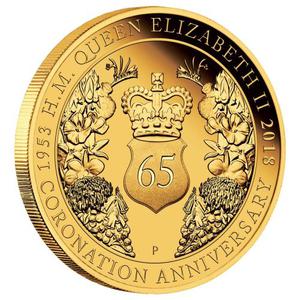 Australia / Gold Two Ounces 2018 Coronation Anniversary - reverse photo