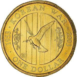 Australia / One Dollar 2003 Korean War - obverse photo