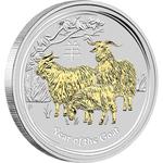 Silver Ounce 2008 Year of the Mouse - Gilded: Photo Coin, Australia, Silver Ounce 2008 Year of the Mouse - Gilded / thumbnail