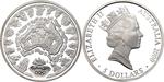 Silver Ounce 2000 Sydney Olympics - Sea Change I: Photo Coin, Australia, Silver Ounce 2000 Sydney Olympics - Sea Change I / thumbnail