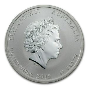 Australia / Silver Half Ounce 2015 Year of the Goat, Coloured - obverse photo