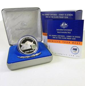 Australia / Five Dollars 2004 Sydney to Athens - obverse photo