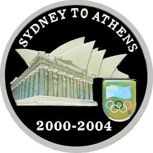 Australia / Five Dollars 2004 Sydney to Athens - reverse photo
