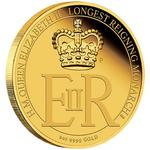 Gold Two Ounces 2015 Longest Reigning Monarch: Photo Coin, Australia, Gold Two Ounces 2015 Longest Reigning Monarch / thumbnail