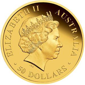 Australia / Gold Half Ounce 2013 Discover Australia - Kangaroo - obverse photo