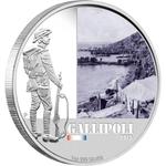 Silver Ounce 2011 Famous Battles - Gallipoli: Photo Coin, Australia, Silver Ounce 2011 Famous Battles - Gallipoli / thumbnail