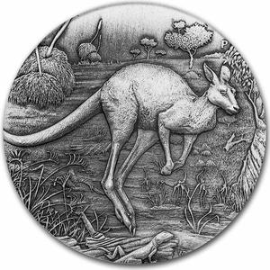 Australia / Silver Two Ounces 2016 Australian Kangaroo - reverse photo