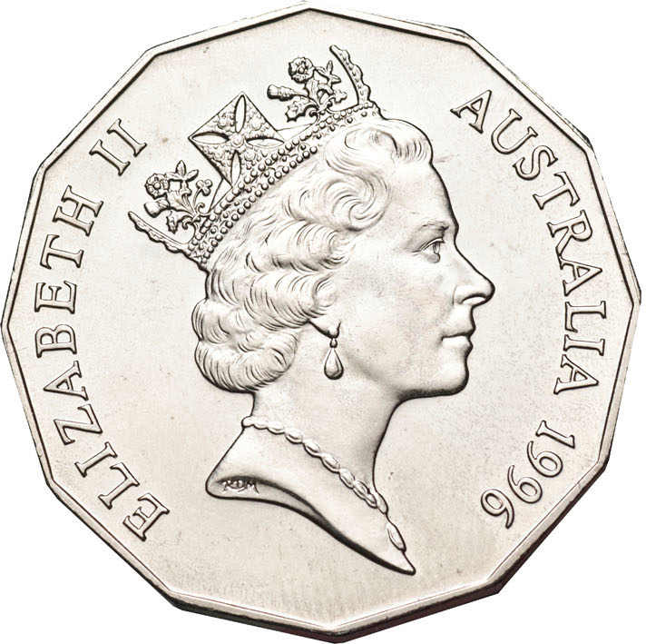 Fifty Cents 1996 Coin From Australia Online Coin Club