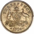 Australia / Threepence 1914 - reverse photo