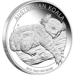 Australia / Silver Kilo 2012 Australian Koala - reverse photo