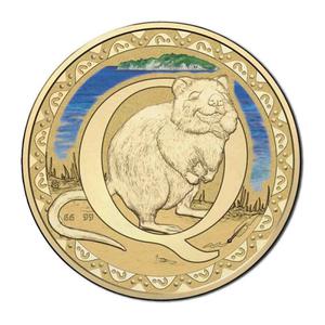Australia / One Dollar 2016 Alphabet Q - Quokka - reverse photo