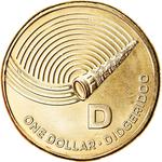 One Dollar 2019 D - Didgeridoo: Photo Coin, Australia, Dollar 2019 - Letter D / thumbnail