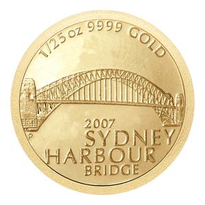 Australia / Gold Twenty-fifth Ounce 2007 Sydney Harbour Bridge - reverse photo