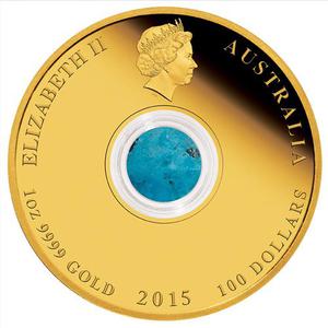 Australia / Gold Ounce 2015 Treasures of the World - North America - obverse photo