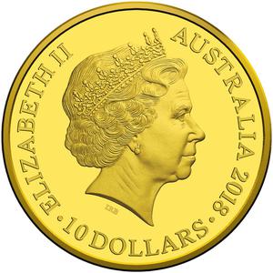 Australia / Gold Tenth-Ounce 2018 Year of the Dog, RAM - obverse photo