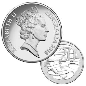 Australia / Twenty Cents 2016 Maklouf Effigy - reverse photo