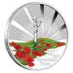 Silver Ounce 2018 We Will Remember Them: Photo Coin, Australia, Silver Ounce 2018 We Will Remember Them / thumbnail