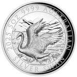 Silver Five Ounces 2025 Australian Swan: Photo Coin, Australia, Silver Five Ounces 2025 Australian Swan / thumbnail