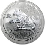Silver Ten Ounces 2010 Year of the Tiger: Photo Coin, Australia, Silver Ten Ounces 2010 Year of the Tiger / thumbnail
