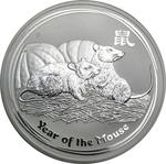 Silver Ten Ounces 2008 Year of the Mouse: Photo Coin, Australia, Silver Ten Ounces 2008 Year of the Mouse / thumbnail