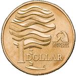 Australia / One Dollar 1993 Landcare / Privy mark C - reverse photo