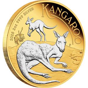 Australia / Silver Two Ounces 2025 Australian Kangaroo - reverse photo