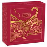 Gold Quarter Ounce 2022 Year of the Tiger: Photo Coin, Australia, Gold Quarter Ounce 2022 Year of the Tiger / thumbnail