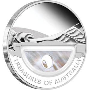 Australia / Silver Ounce 2011 Treasures of Australia - Pearls - reverse photo