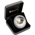 Silver Two Ounces 2015 Year of the Goat, Coloured: Photo Coin, Australia, Silver Two Ounces 2015 Year of the Goat / thumbnail