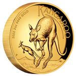 Gold Two Ounces 2022 Australian Kangaroo: Photo Coin, Australia, Gold Two Ounces 2022 Australian Kangaroo / thumbnail