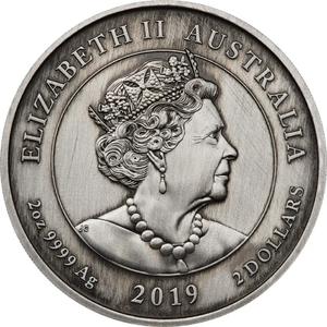 Australia / Silver Two Ounces 2019 Queen Victoria - obverse photo