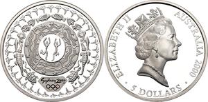 Australia / Silver Ounce 2000 Sydney Olympics - Dreaming Festival - obverse photo