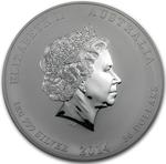 Silver Kilo 2014 Year of the Horse: Photo 2014 Australia 1 kilo Silver Lunar Horse BU / thumbnail