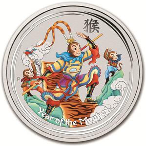 Australia / Silver Half Ounce 2016 Monkey King - reverse photo