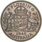Australia / Florin 1945 - reverse photo