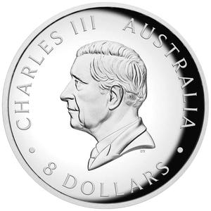 Australia / Silver Five Ounces 2025 Australian Swan - obverse photo