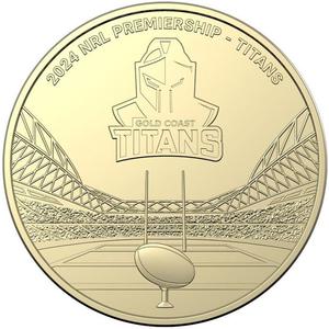 Australia / One Dollar 2024 NRL- Gold Coast Titans - reverse photo
