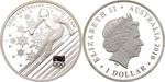 Silver Ounce 2010 Australian Olympic Team: Photo Coin, Australia, Silver Ounce 2010 Australian Olympic Team / thumbnail