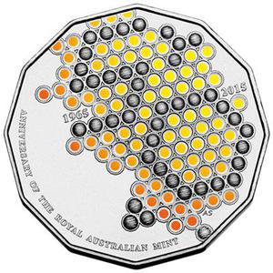 Australia / Fifty Cents 2015 Royal Australian Mint 50th Anniversary - obverse photo