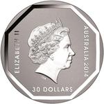 Silver Kilo 2014 Road Sign - Koala: Photo Coin, Australia, Silver Kilo 2014 Road Sign - Koala / thumbnail